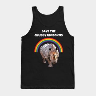 Save the Chubby Unicorns Tank Top